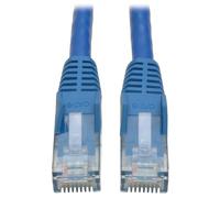 Eaton Tripp Lite Series Cat6 Gigabit Snagless Molded (UTP) Ethernet Cable (RJ45 M/M), PoE, Blue, 7 ft. (2.13 m) - Cordon de raccordement - RJ-45 (M) pour RJ-45 (M) - 2.1 m - UTP - CAT 6 - moulé...