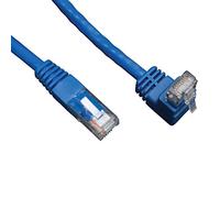 Tripp Lite N204-010 Câble RJ45 mâle vers mâle Cat6 Gigabit Angle vers Droit - Bleu