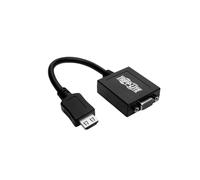Tripp Lite P131-06N Adaptateur Vidéo HDMI vers VGA (D-Sub) 0.15m, Résolution 1920x1200, Connecteur Audio 3.5mm, Noir
