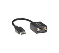 Tripp Lite P134-06N-VGA Adaptateur Vidéo DisplayPort Mâle vers VGA (D-Sub) Femelle 0.15m Noir - Résolution 1920x1200 - RoHS