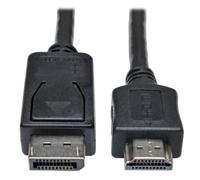 Tripp Lite P582-006 câble vidéo et adaptateur 1,83 m HDMI Type A (Standard) DisplayPort Noir