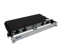 Tripp Lite Panneau de Fibre préchargé, 10 m, Montage en Rack 1U, 8 câbles Duplex LC/LC M/M O2S Fibre monomode (N48S-8L2L-10)