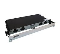 Tripp Lite Panneau de Fibre préchargé, 10 mètres, Montage en Rack 1U, 4 x 12F MTP/MPO-APC 4xLC F/M OS2 Fibre monomode (N48S-4M8L4-10)