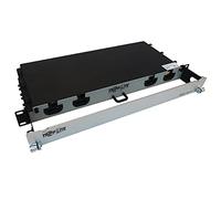 Tripp Lite Panneau de Fibre préchargé, 10 mètres, Montage en Rack 1U, 4 x 8X LC/LC M/M 16F Trunk OS2 Fibre monomode (N48S-4L16L-10)
