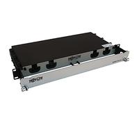 Tripp Lite Panneau de Fibre préchargé, 20 mètres, Montage en Rack 1U, 2 câbles en Fibre multimode MTP/MPO 24F vers 12 câbles LC F/M OM4 multimode (N48M-2M24L12-20)