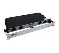 Tripp Lite Panneau de Fibre préchargé, 20 mètres, Montage en Rack 1U 2 x 24F MTP/MPO-AC 12 x LC F/M OS2 Fibre monomode (N48S-2M24L12-20)