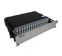 Tripp Lite Panneau de Fibre préchargé, 3 mètres, Montage en Rack 2U, Fibre monomode MTP/MPO-APC 32 x 12F MTP/MPO-APC 4xLC F/F OS2 (N48S-32M8L4-03)