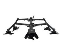 Tripp Lite Quad Full-Motion Display Flex Arm Desk Mount Monitor Stand Clamp 13" to 27" EA - Kit de montage (fixation par pince pour bureau, poteau, 4 bras articulés doubles, 4 plaques d'interface) - p