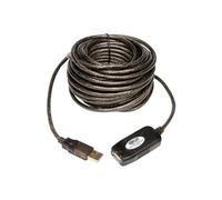 Tripp Lite Series 10M USB 2.0 Hi-Speed Active Extension Repeater Cable USB-A M/F 33' 33ft 10 Meter - Rallonge de câble USB - USB (M) pour USB (F) -