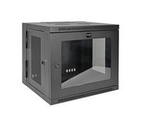Tripp Lite Series 10U Wall Mount Rack Enclosure Server Cabinet w/Swinging Door Acrylic Window - Rack armoire - montable sur mur - noir - 10U - 19"