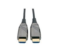 Eaton Tripp Lite Series 4K HDMI Fiber Active Optical Cable (AOC) - 4K 60 Hz, HDR, 4:4:4 (M/M), 10 m (33 ft.) - Câble HDMI - HDMI mâle pour HDMI mâle - 10 m - fibre optique - noir - actif