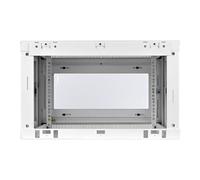 Tripp Lite Series 6U Wall Mount Rack Enclosure Server Cabinet White w/ Acrylic Glass Door - Rack armoire - montable sur mur - blanc - 6U - 19"