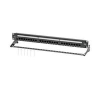 Tripp Lite Series Cat6 24-Port Patch Panel - PoE+ Compliant, 110/Krone, 568A/B, RJ45 Ethernet, 1U Rack-Mount, TAA - Tableau de connexions - montable