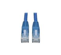 Tripp Lite Series Cat6 Gigabit Snagless Molded (UTP) Ethernet Cable (RJ45 M/M), PoE, Blue, 1 ft. (0.31 m) - Cordon de raccordement - RJ-45 (M) pour