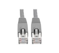 Tripp Lite Series Cat6a 10G Snagless Shielded STP Ethernet Cable (RJ45 M/M), PoE, Gray, 6 ft. (1.83 m) - Cordon de raccordement - RJ-45 (M) pour