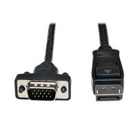 Tripp Lite Series DisplayPort 1.2 to VGA Active Adapter Cable (DP with Latches to HD15 M/M), 6 ft. (1.8 m) - Câble d'écran - DisplayPort (M) pour