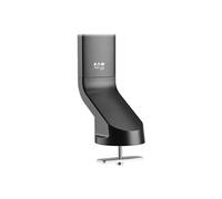 Tripp Lite Dual-Display Monitor Arm with Desk Clamp and Grommet - Height Adjustable, 17" to 27" Monitors - Kit de montage - pour 2 écrans LCD - acier - noir - Taille d'écran : 17"-27" - pinces montables, oeillet, montrable sur bureau Noir