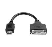 Tripp Lite Series HDMI to DVI Adapter Video Converter (HDMI-M to DVI-D F), 8-in. (20.32 cm) - Adaptateur vidéo - HDMI mâle pour DVI-D femelle - 20.3