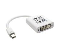Tripp Lite Keyspan Mini DisplayPort 1.2 to DVI Active Adapter Converter (Mini-DP Male to DVI Female), 6-in. - Convertisseur vidéo - DisplayPort - DVI - blanc Blanc