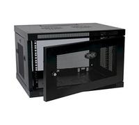 Tripp Lite Series SmartRack 6U Low-Profile Switch-Depth Wall-Mount Rack Enclosure Cabinet - Rack armoire - montable sur mur, montable sur sol - noir