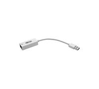 Accessoire réseau Tripp.lite USB 3.0 SuperSpeed to Gigabit Ethernet NIC Network Adapter RJ45 10/100/1000 White - Adaptateur réseau - USB 3.0 - Gigabit Ethernet - blanc