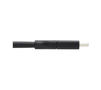 Tripp Lite Series USB C Cable (M/M) - USB 3.2 Gen 1, Thunderbolt 3, 60W PD Charging, Right-Angle Plug, Black, 2 m (6.6 ft.) - Câble USB - 24 pin
