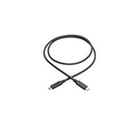 Tripp Lite Series USB-C Cable (M/M) - USB 3.2, Gen 2 (10 Gbps), 5A (100W) Rating, Thunderbolt 3 Compatible, 3 ft. (0.91 m) - Câble USB - 24 pin USB-C