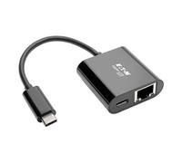 Eaton Series USB C to Gigabit Ethernet Adapter USB Type C to Gbe PD Charging - Adaptateur réseau - USB-C 3.1 - Gigabit Ethernet - noir