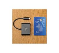 Tripp Lite U444-06N-H4UB-C adaptateur graphique USB Noir