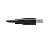 Tripp Lite Series USB-C to USB-A Cable (M/M), Right-Angle C, USB 3.2 Gen 1 (5 Gbps), Thunderbolt 3 Compatible, 3 ft. (0.91 m) - Câble USB - 24 pin