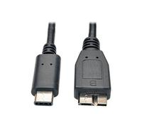 Tripp Lite Series USB-C to USB Micro-B Cable (M/M) - USB 3.2, Gen 2 (10 Gbps), Thunderbolt 3 Compatible, 3 ft. (0.91 m) - Câble USB - 24 pin USB-C