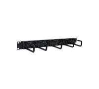 Tripp Lite SRCABLERING1U Gestionnaire de câbles rackable 1U 19", Noir, 482.6x96.5x43.2mm, RoHS, pour armoire serveur et rack ouvert, montage inclus
