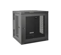 Tripp Lite SRW12USDP : Boîtier Rack Mural 12U, Charge Max. 90kg, Acier Noir, IP20, 600x648x637mm, Panneaux Amovibles, Verrouillage