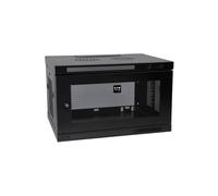 Tripp Lite SRW6U Rack Mural 6U Acier Noir, Profondeur réglable 43.2cm, Charge max. 90.7kg, Porte verrouillable, Ventilation optimisée, Conforme EIA-310-E, RoHS