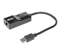 Tripp Lite USB 3.0 SuperSpeed to Gigabit Ethernet Adapter RJ45 10/100/1000 Mbps - Adaptateur réseau - USB 3.0 - Gigabit Ethernet - noir