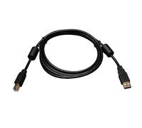 Cables USB Tripp.lite 6ft USB 2.0 Hi-Speed A/B Device Cable Ferrite Chokes M/M 3' - Câble USB - USB (M) pour USB type B (M) - USB 2.0 - 1.8 m - moulé - noir