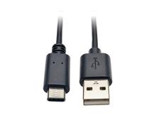 Tripp Lite Series USB-A to USB-C Cable, USB 2.0, (M/M), 3 ft. (0.91 m) - Câble USB - 24 pin USB-C (M) pour USB (M) - USB 2.0 - 91.4 cm - moulé - noir