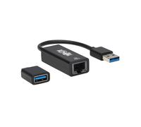 Tripp Lite U336-000-GB-CA Adaptateur Réseau USB 3.2 Gen 2 vers Ethernet RJ45 10/100/1000BaseT(X) 1000 Mbit/s Noir