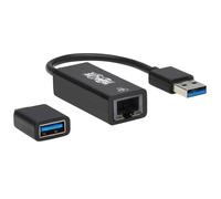 Tripp Lite U336-000-GB-CA, Avec fil, USB, Ethernet, 1000 Mbit/s, Noir