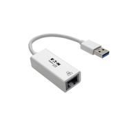 Tripp Lite U336-000-GBW Adaptateur réseau USB vers Ethernet 1000 Mbit/s, RJ-45, USB 2.0, Compatible Windows, macOS, Linux, Alimentation USB