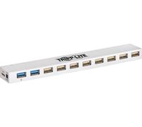 Tripp Lite U360-010C-2X3 hub & concentrateur USB 3.2 Gen 1 (3.1 Gen 1) Micro-B 5000 Mbit/s Blanc