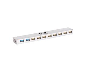 Tripp Lite U360-010C-2X3 hub & concentrateur USB 3.2 Gen 1 (3.1 Gen 1) Micro-B 5000 Mbit/s Blanc