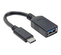 USB Type-C to USB Type-A Adapter Cable, M/F, 3.1, Gen 1, 5 Gbps, USB-IF, 6 in. - Thunderbolt 3 - Adaptateur USB - 24 pin USB-C (M) pour USB type A