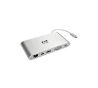 Tripp Lite U442-DOCK1 station d'accueil Avec fil USB 3.2 Gen 1 (3.1 Gen 1) Type-C Argent