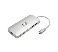 Tripp Lite U442-DOCK11-S station d'accueil USB 3.2 Gen 2 (3.1 Gen 2) Type-C Argent