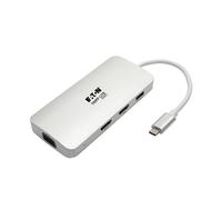 Tripp Lite USB C Docking Station w/ USB-A Hub, 2x