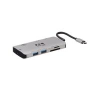 Tripp Lite Station d'accueil USB-C U442-DOCK5-GY – HDMI 4K@30Hz, USB-A/C, GbE, SD/MicroSD, PD 100W