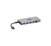 Eaton Tripp Lite Series USB C Docking Station USB Hub 4k w/ HDMI, Gbe Gigabit Ethernet, SD Card Reader, PD Charging - Station d'accueil - USB-C 3.1 / Thunderbolt 3 - HDMI - 1GbE