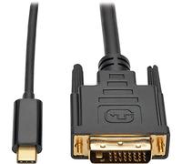 Tripp Lite U444-006-D Câble Adaptateur USB-C (Type-C) vers DVI, USB 3.1 Gen 1, Compatible Thunderbolt 3, 1920 x 1080 (1080p), M/M, 1,83 m