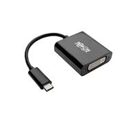 Tripp Lite U444-06N-DVIBAM Adaptateur USB-C (Type-C) vers DVI, USB 3.1 Gen 1, Compatible Thunderbolt 3, 1080p, M/F, Noir